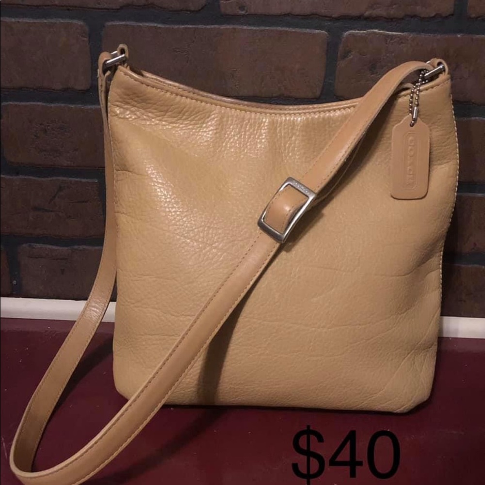 Tan Coach Crossbody